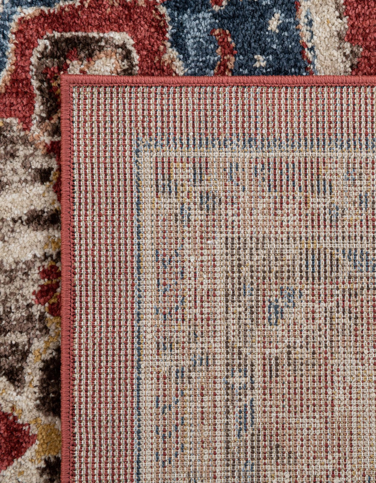 Eden Oasis Collection Area Rug -  Tranquility (Burgundy) Rectangle Burgundy  lifestyle 17