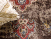 Eden Oasis Collection Area Rug -  Tranquility (Chocolate Brown) Round Chocolate Brown  lifestyle 43
