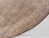 Eden Oasis Collection Area Rug -  Tranquility (Chocolate Brown) Round Chocolate Brown  lifestyle 48