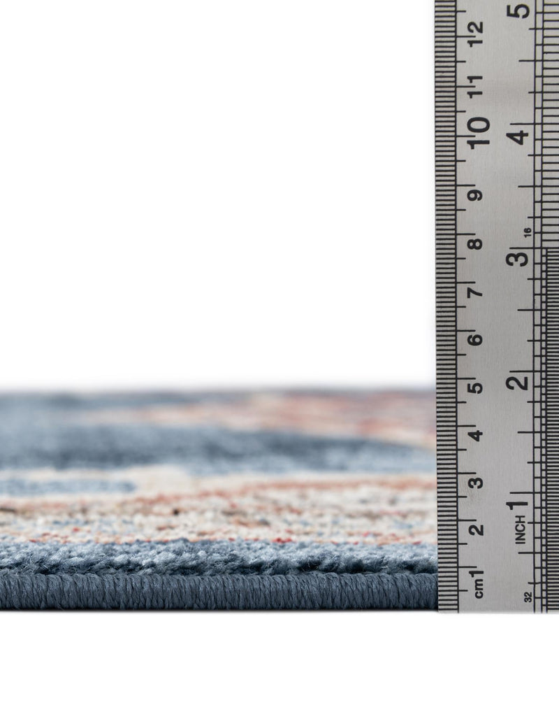 Eden Oasis Collection Area Rug -  Tranquility (Dark Blue) Rectangle Dark Blue  lifestyle 7