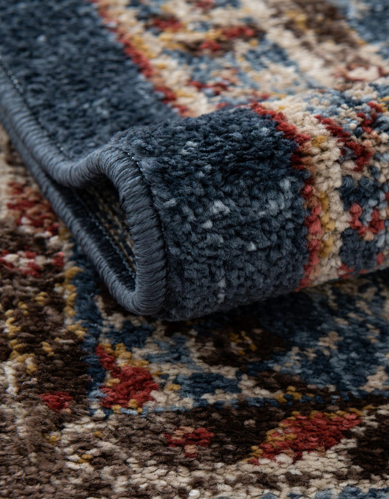 Eden Oasis Collection Area Rug -  Tranquility (Dark Blue) Rectangle Dark Blue  lifestyle 8