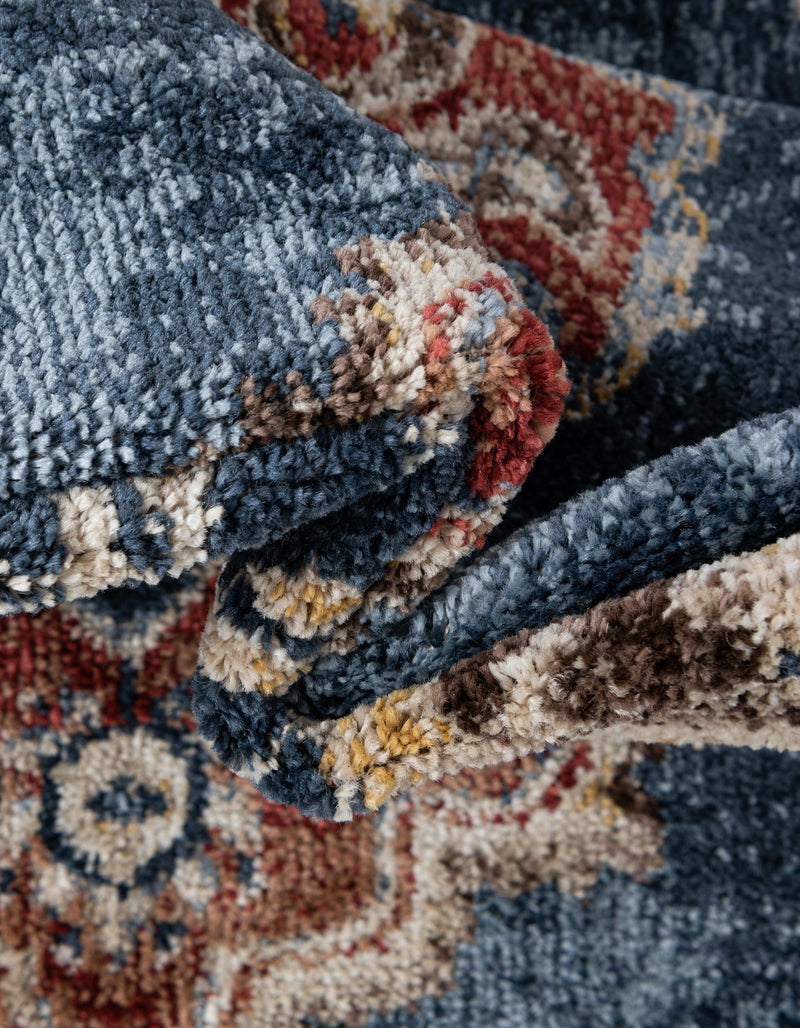 Eden Oasis Collection Area Rug -  Tranquility (Dark Blue) Rectangle Dark Blue  lifestyle 10