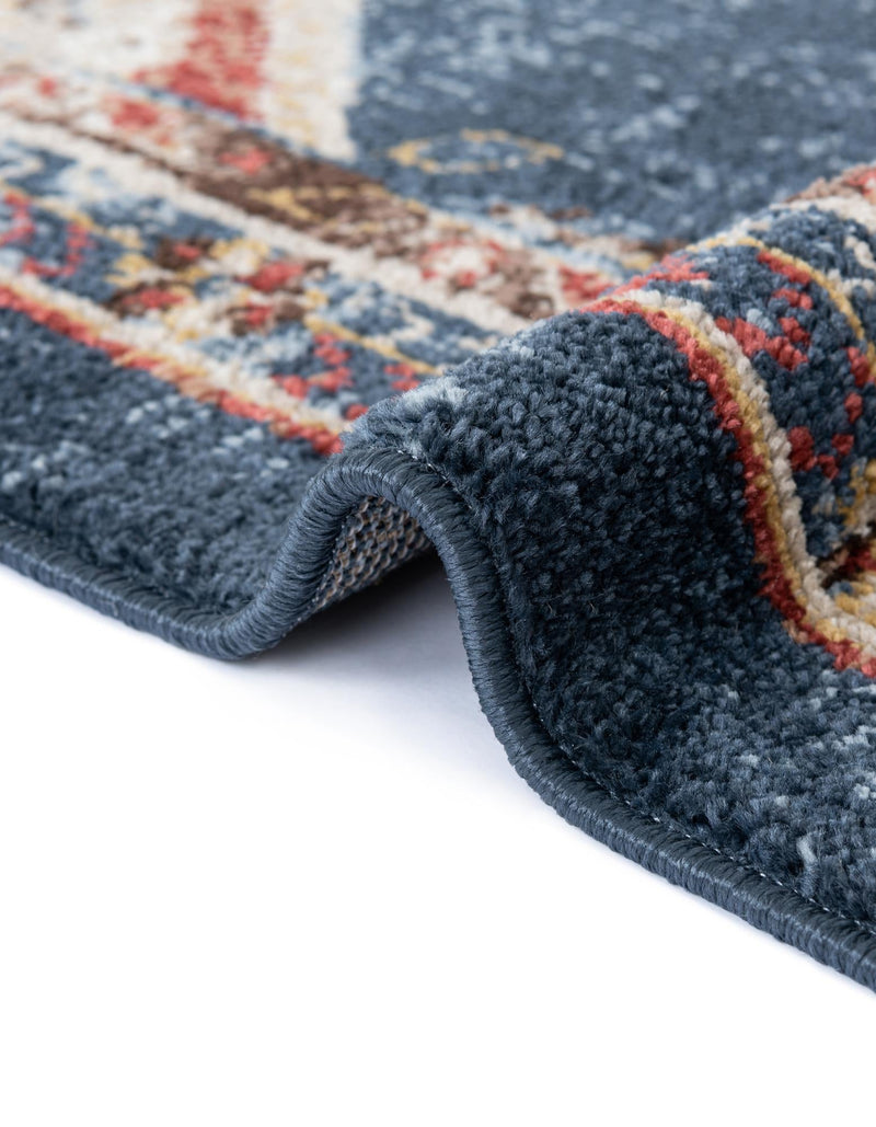 Eden Oasis Collection Area Rug -  Tranquility (Dark Blue) Rectangle Dark Blue  lifestyle 12