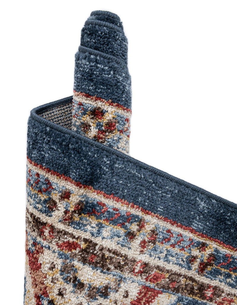 Eden Oasis Collection Area Rug -  Tranquility (Dark Blue) Rectangle Dark Blue  lifestyle 13