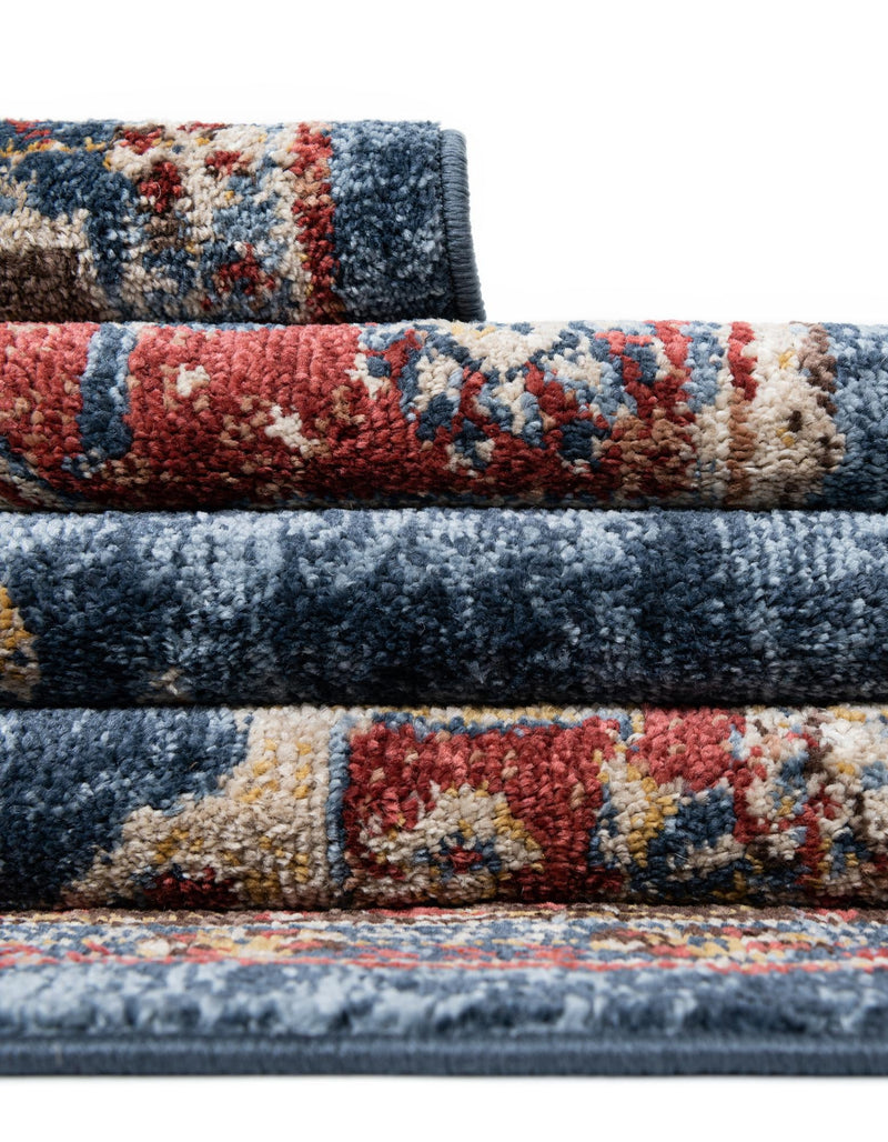 Eden Oasis Collection Area Rug -  Tranquility (Dark Blue) Rectangle Dark Blue  lifestyle 16