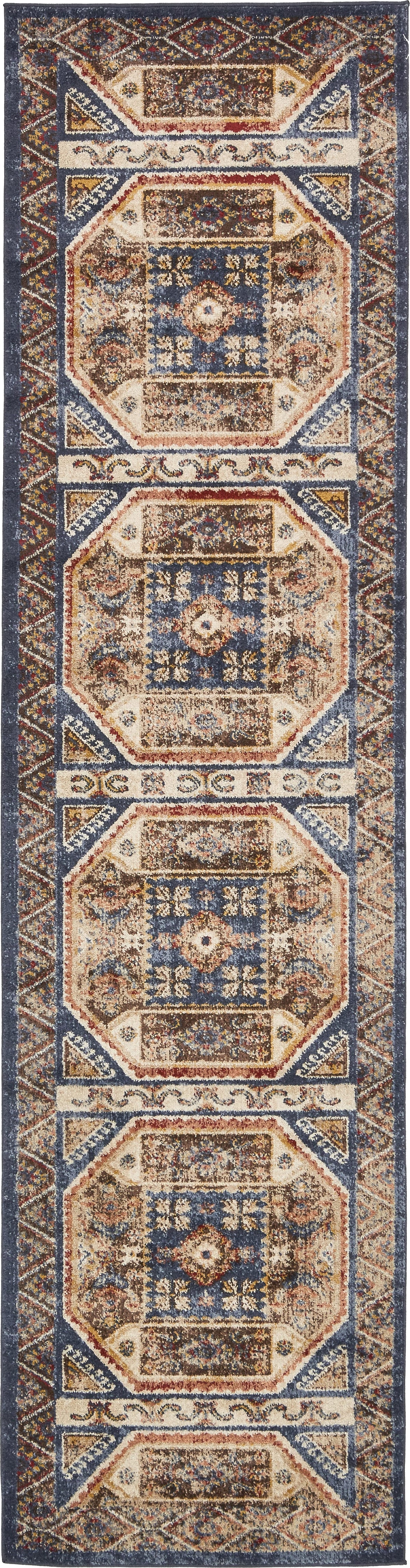 Eden Oasis Collection Area Rug -  Utopia Runner Light Blue  lifestyle 7