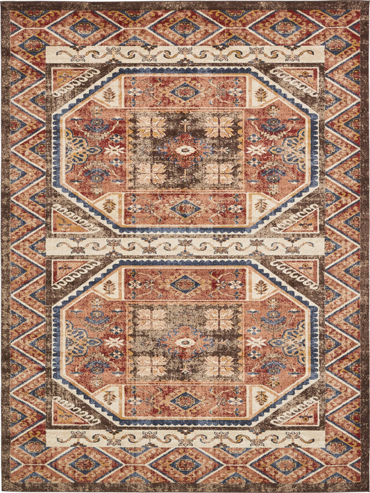 Eden Oasis Collection Area Rug -  Utopia Rectangle Brown Main