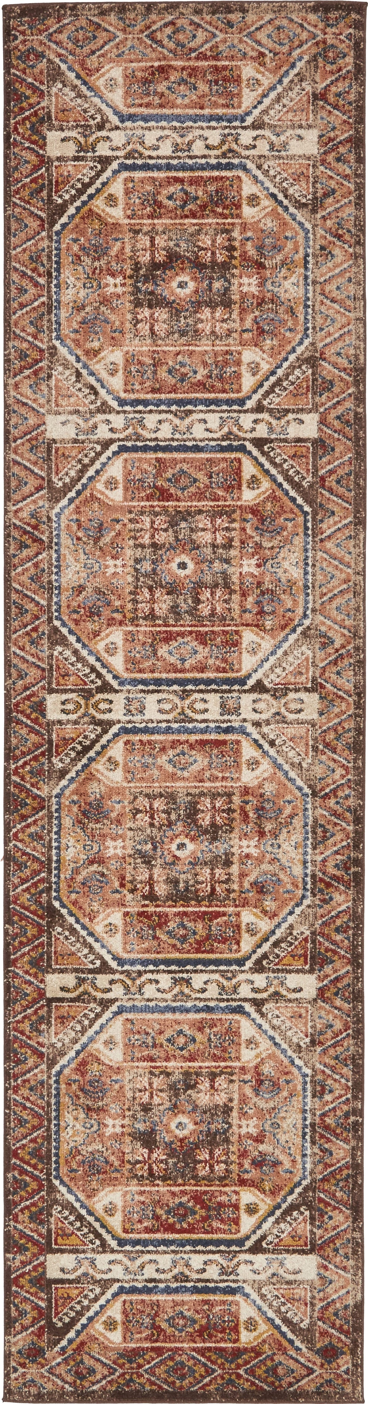 Eden Oasis Collection Area Rug -  Utopia Runner Brown  lifestyle 3