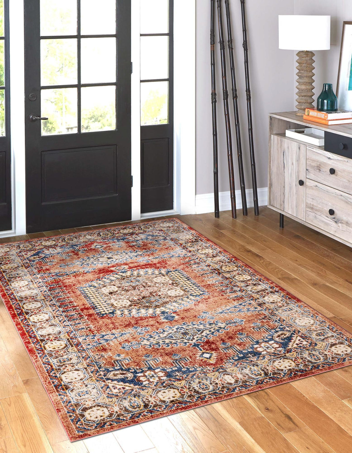 Eden Oasis Collection Area Rug -  Refuge (Terracotta) Rectangular Terracotta  lifestyle 25