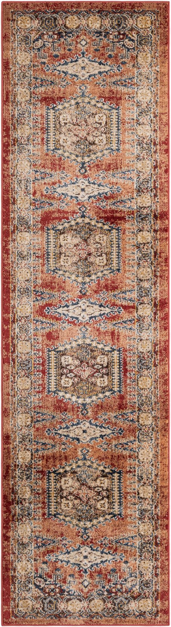 Eden Oasis Collection Area Rug -  Refuge (Terracotta) Runner Terracotta  lifestyle 20