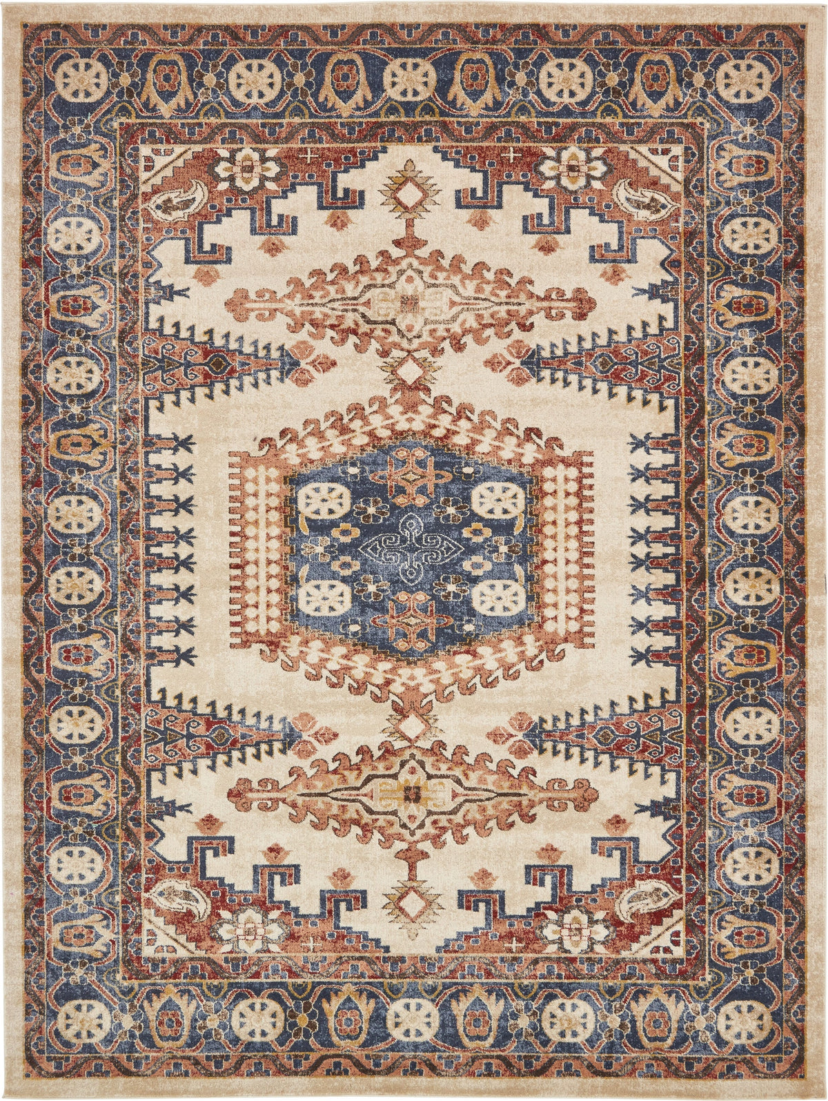 Eden Oasis Collection Area Rug -  Refuge (Cream) Rectangular Cream  lifestyle 15