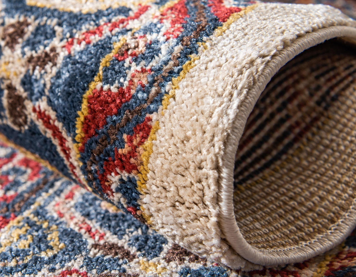 Eden Oasis Collection Area Rug -  Refuge (Cream) Round Cream  lifestyle 56
