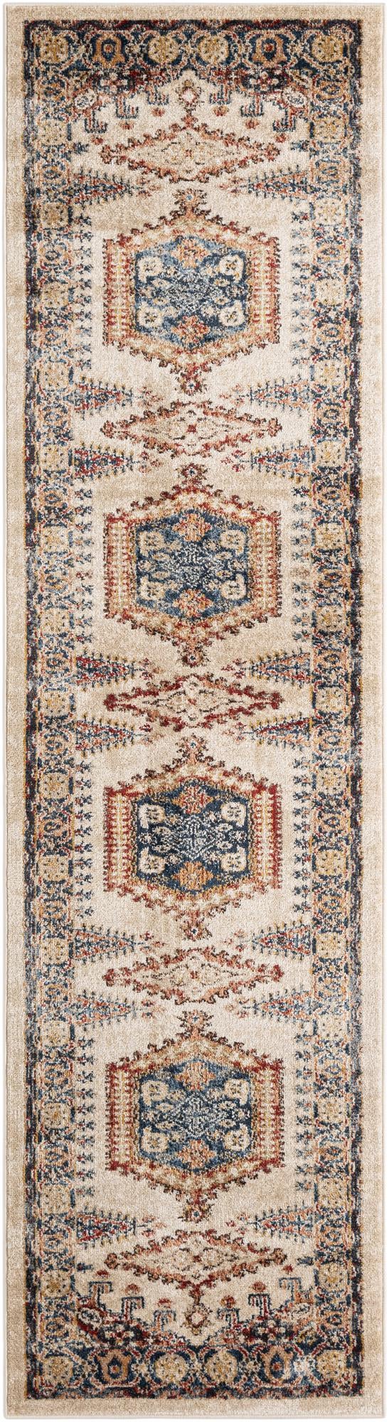 Eden Oasis Collection Area Rug -  Refuge (Cream) Runner Cream  lifestyle 17