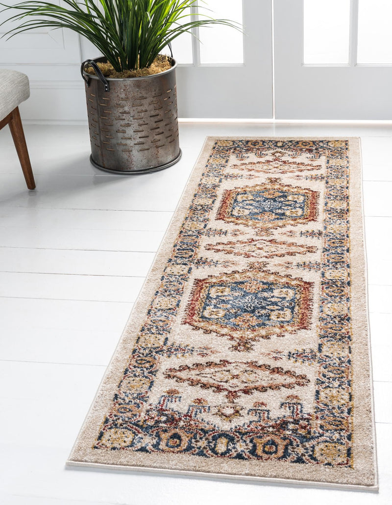 Eden Oasis Collection Area Rug -  Refuge (Cream) Runner Cream  lifestyle 20