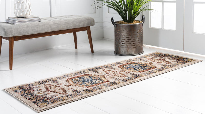 Eden Oasis Collection Area Rug -  Refuge (Cream) Runner Cream  lifestyle 23