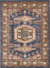 Eden Oasis Collection Area Rug -  Refuge (Dark Blue) Rectangular Dark Blue  lifestyle 14