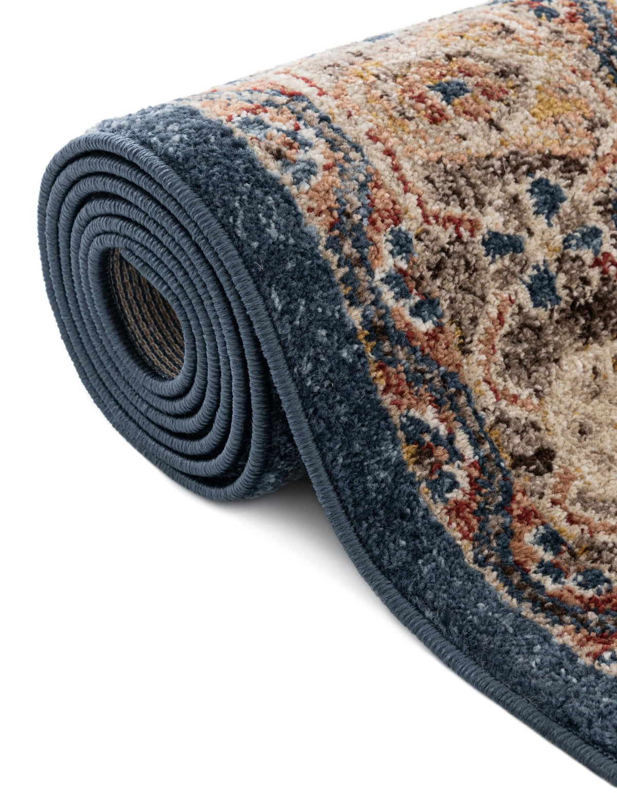 Eden Oasis Collection Area Rug -  Refuge (Dark Blue) Rectangular Dark Blue  lifestyle 46