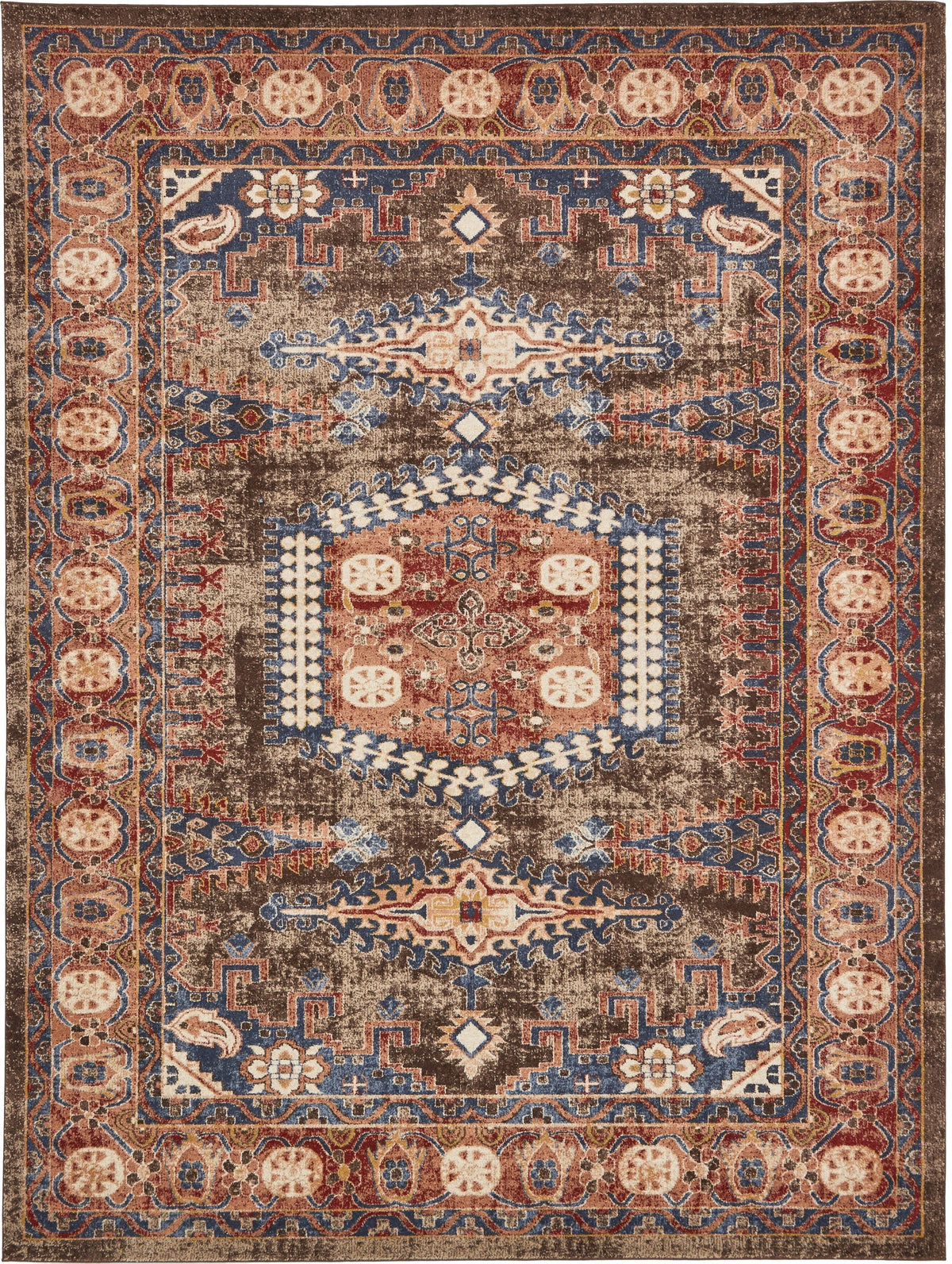 Eden Oasis Collection Area Rug -  Refuge (Light Brown) Rectangular Light Brown  lifestyle 2