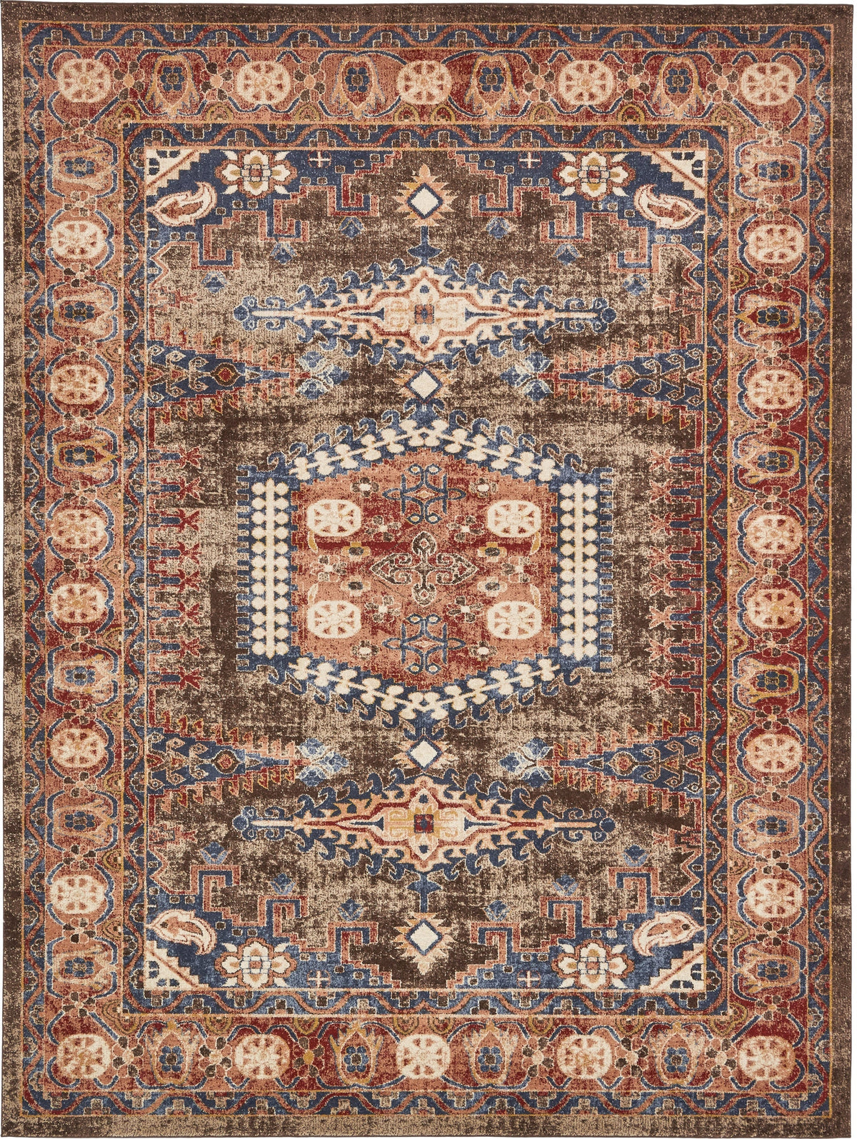 Eden Oasis Collection Area Rug -  Refuge (Light Brown) Rectangle Light Brown Main