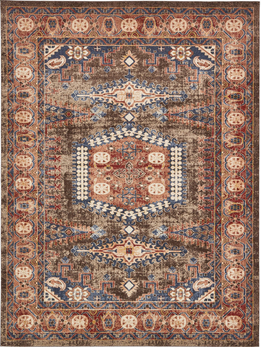 Eden Oasis Collection Area Rug -  Refuge (Light Brown) Rectangle Light Brown Main