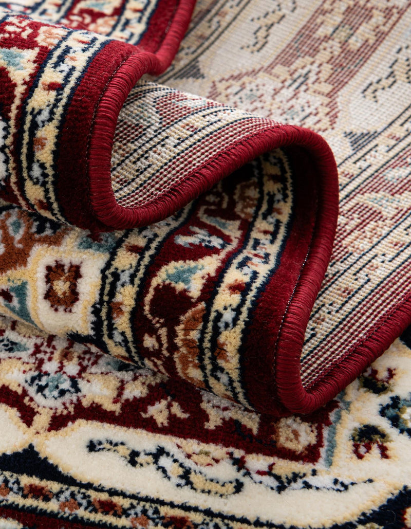 Persian Elegance Collection Area Rug -  Hamedan (Burgundy) Rectangle Burgundy  lifestyle 4