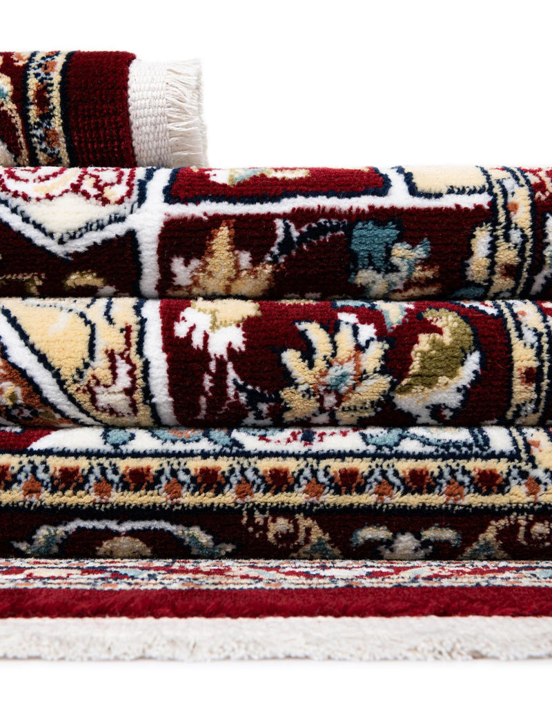 Persian Elegance Collection Area Rug -  Hamedan (Burgundy) Rectangle Burgundy  lifestyle 5