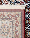 Persian Elegance Collection Area Rug -  Hamedan (Burgundy) Rectangle Burgundy  lifestyle 16