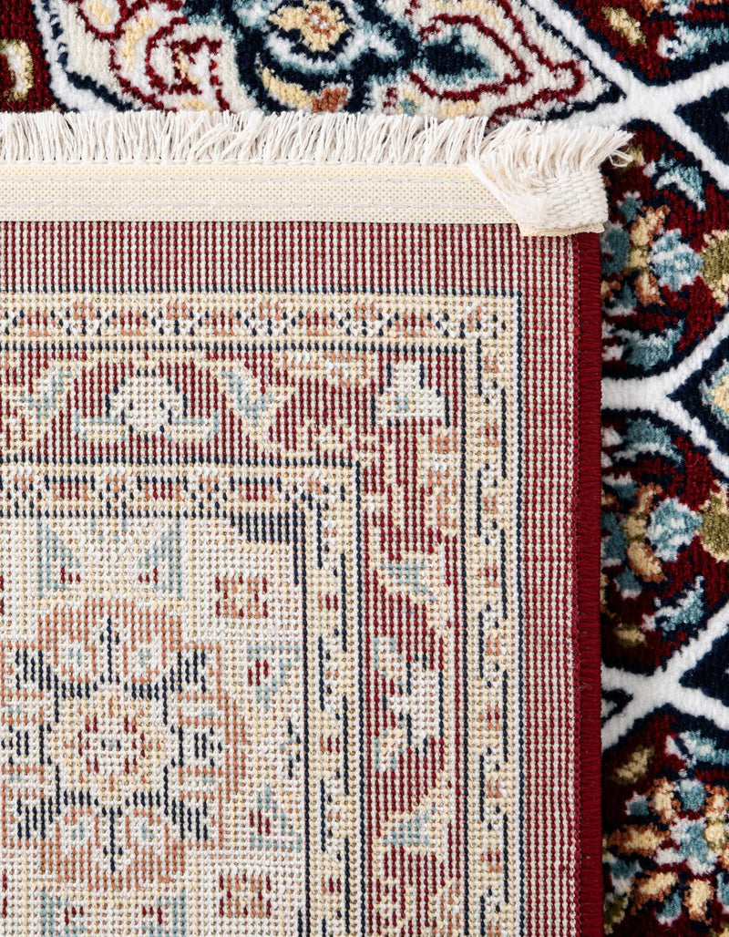 Persian Elegance Collection Area Rug -  Hamedan (Burgundy) Rectangle Burgundy  lifestyle 16