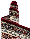 Persian Elegance Collection Area Rug -  Hamedan (Burgundy) Rectangle Burgundy  lifestyle 18