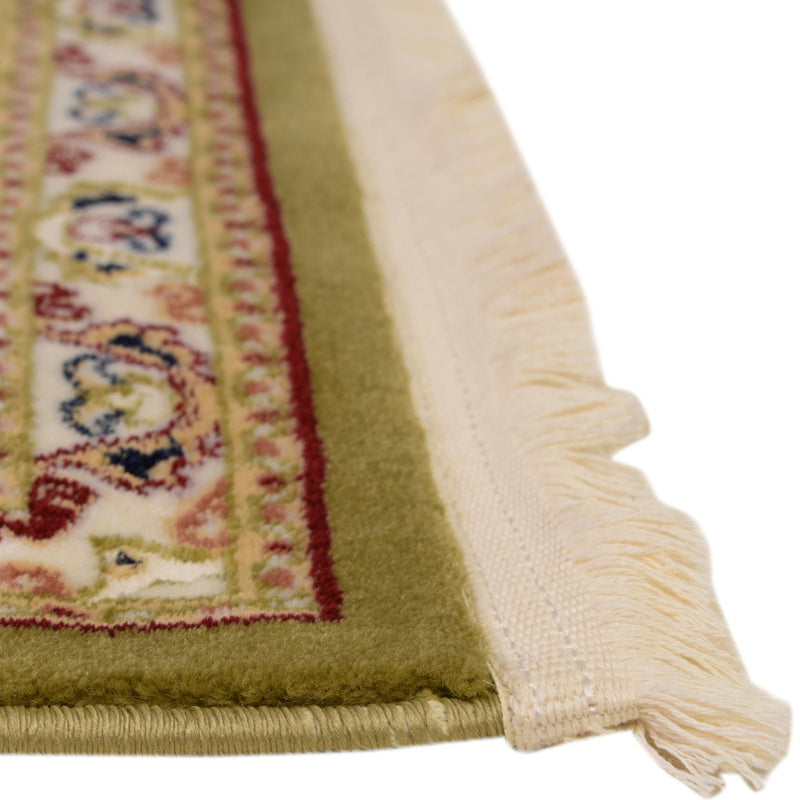 Persian Elegance Collection Area Rug -  Hamedan (Green) Runner Green  lifestyle 14