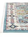 Persian Elegance Collection Area Rug -  Hamedan (Blue) Rectangle Blue  lifestyle 30