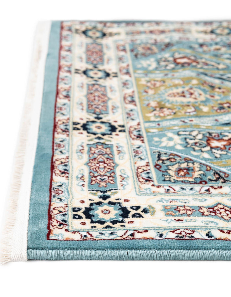 Persian Elegance Collection Area Rug -  Hamedan (Blue) Rectangle Blue  lifestyle 30
