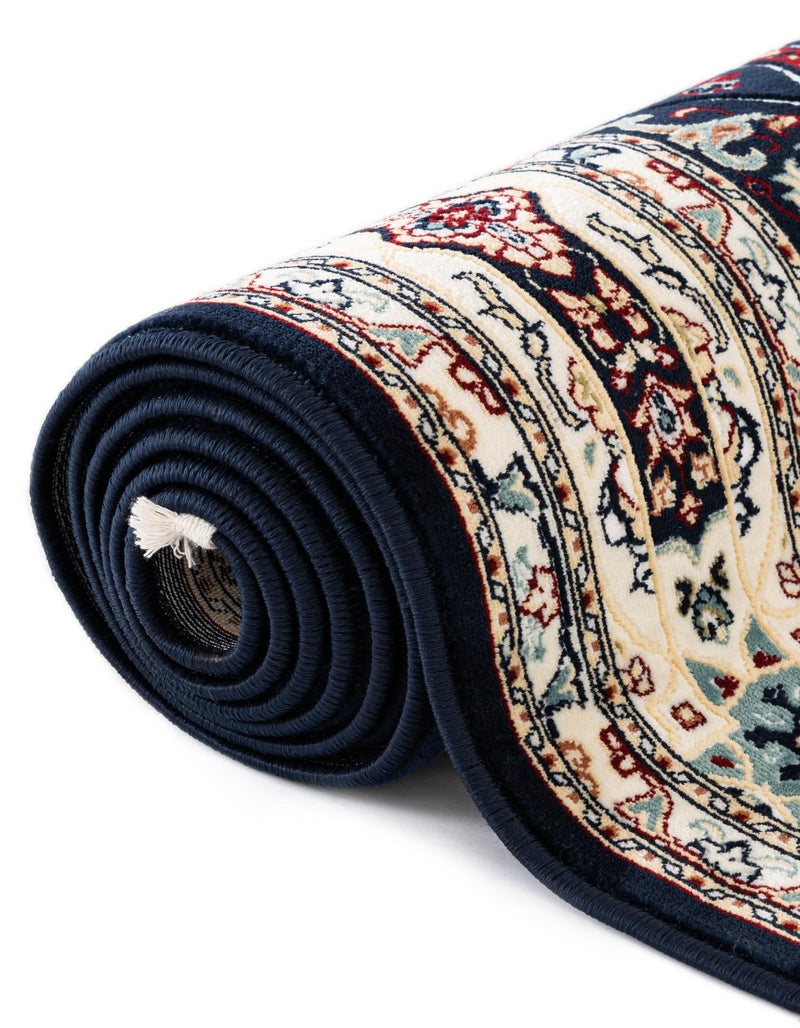 Persian Elegance Collection Area Rug -  Hamedan (Navy Blue) Rectangle Navy Blue  lifestyle 32
