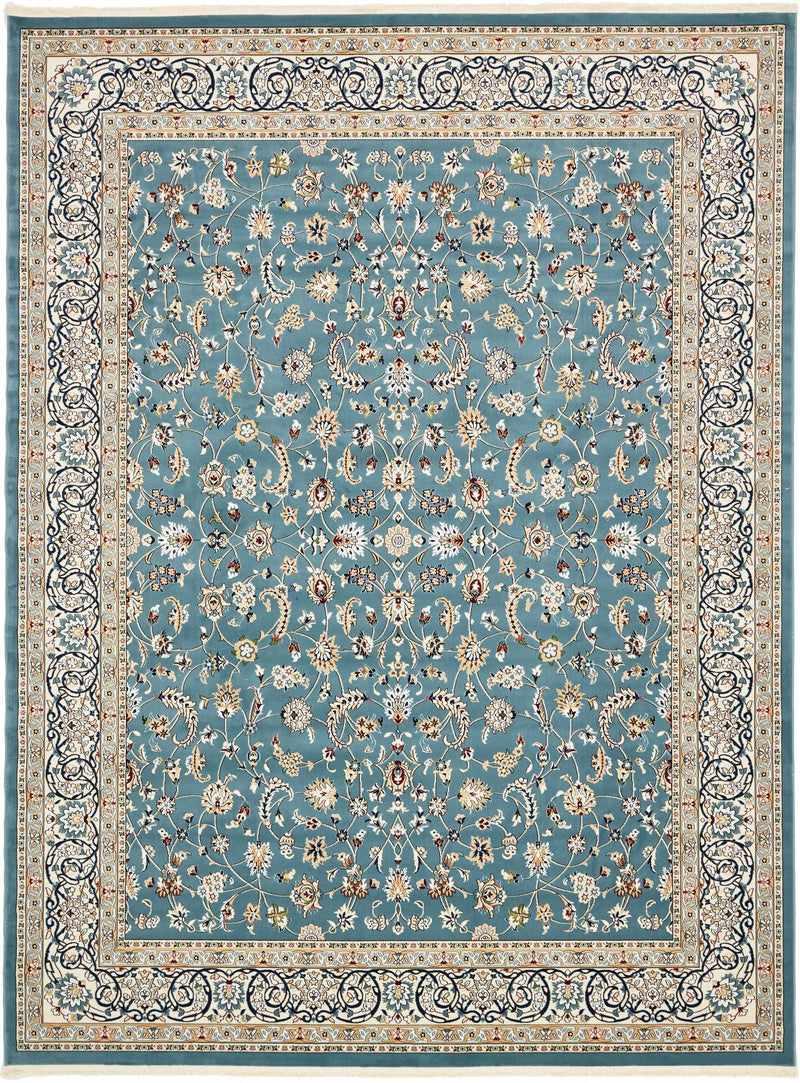 Persian Elegance Collection Area Rug -  Ardabil Rectangle Blue  lifestyle 6