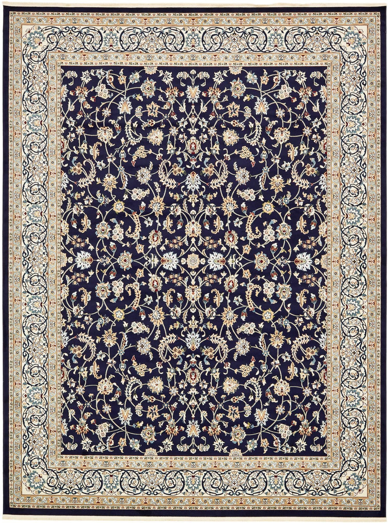 Persian Elegance Collection Area Rug -  Ardabil Rectangle Navy Blue  lifestyle 5