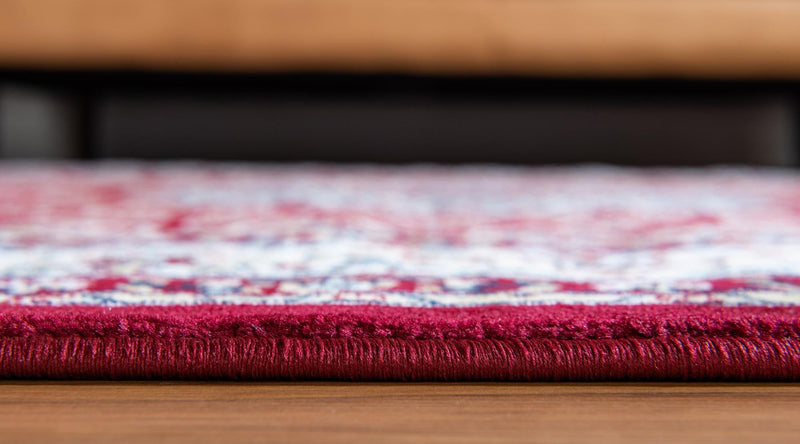 Persian Elegance Collection Area Rug -  Zanjan Rectangle Burgundy  lifestyle 63