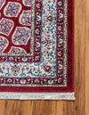 Persian Elegance Collection Area Rug -  Zanjan Rectangle Burgundy  lifestyle 69