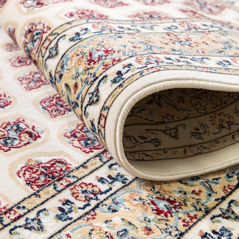 Persian Elegance Collection Area Rug -  Zanjan Rectangle Ivory  lifestyle 67