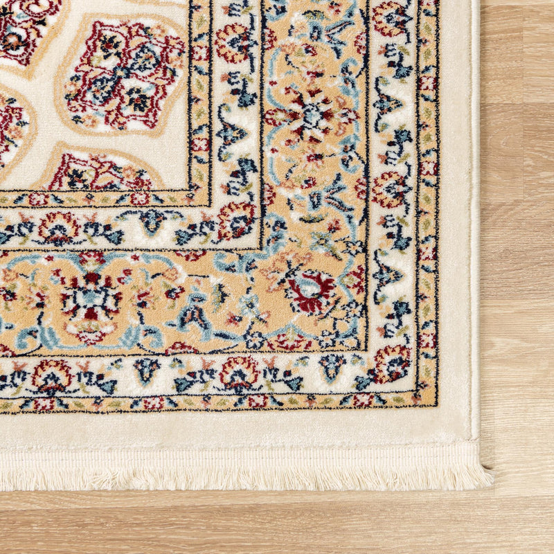 Persian Elegance Collection Area Rug -  Zanjan Rectangle Ivory  lifestyle 70