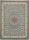 Persian Elegance Collection Area Rug -  Zanjan Rectangle Blue  lifestyle 6