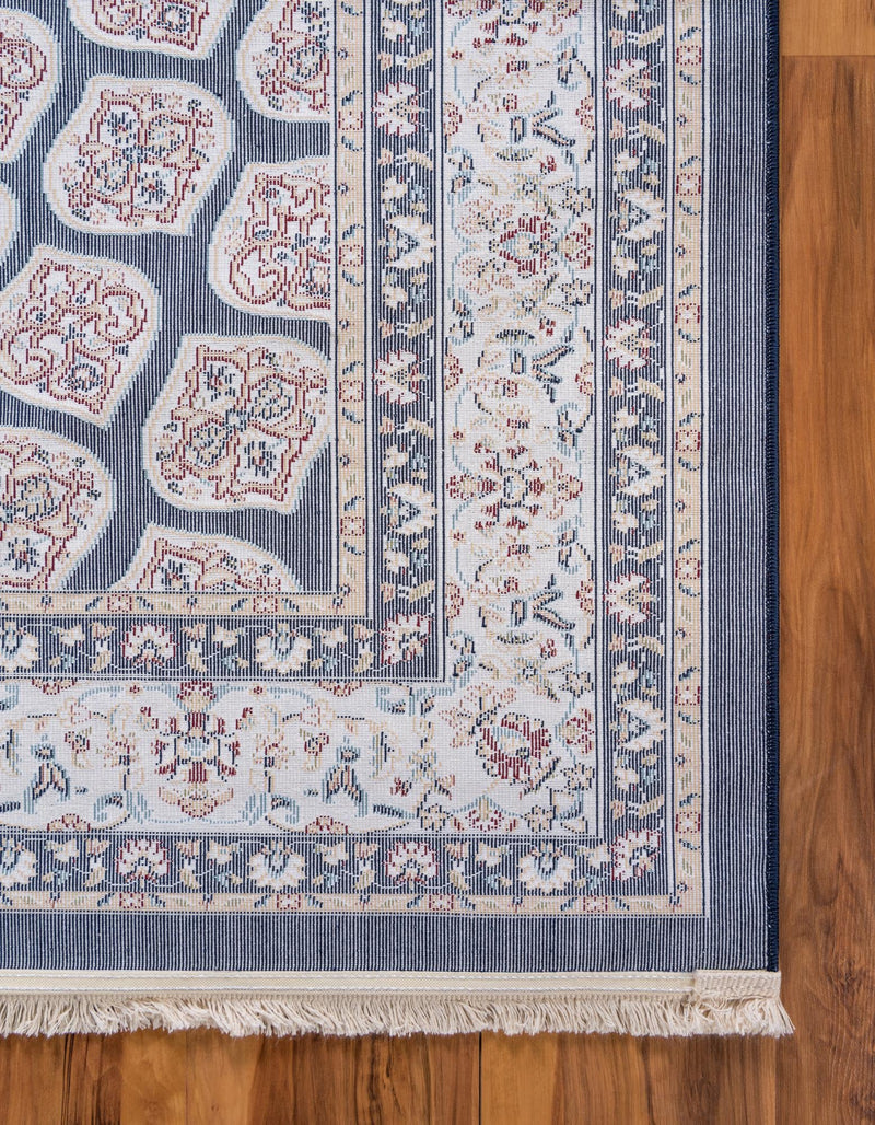 Persian Elegance Collection Area Rug -  Zanjan Rectangle Navy Blue  lifestyle 19