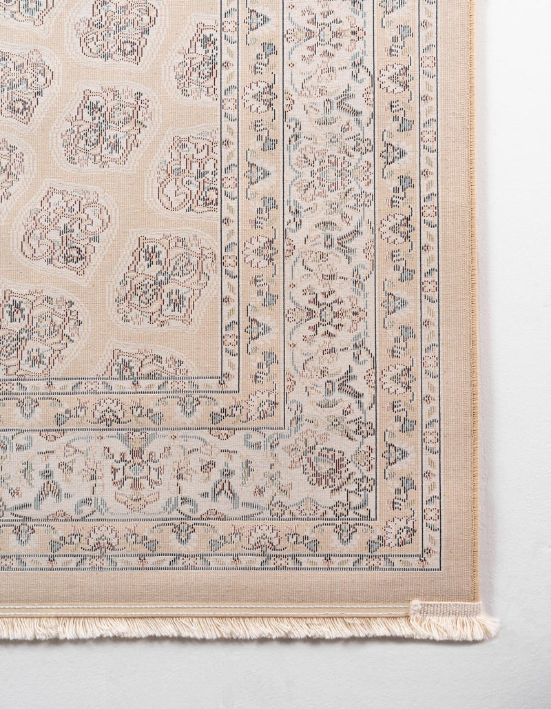 Persian Elegance Collection Area Rug -  Zanjan Rectangle Beige  lifestyle 57