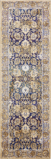 Charleston Elegance Collection Area Rug -  Kiawah Runner Dark Blue  lifestyle 5