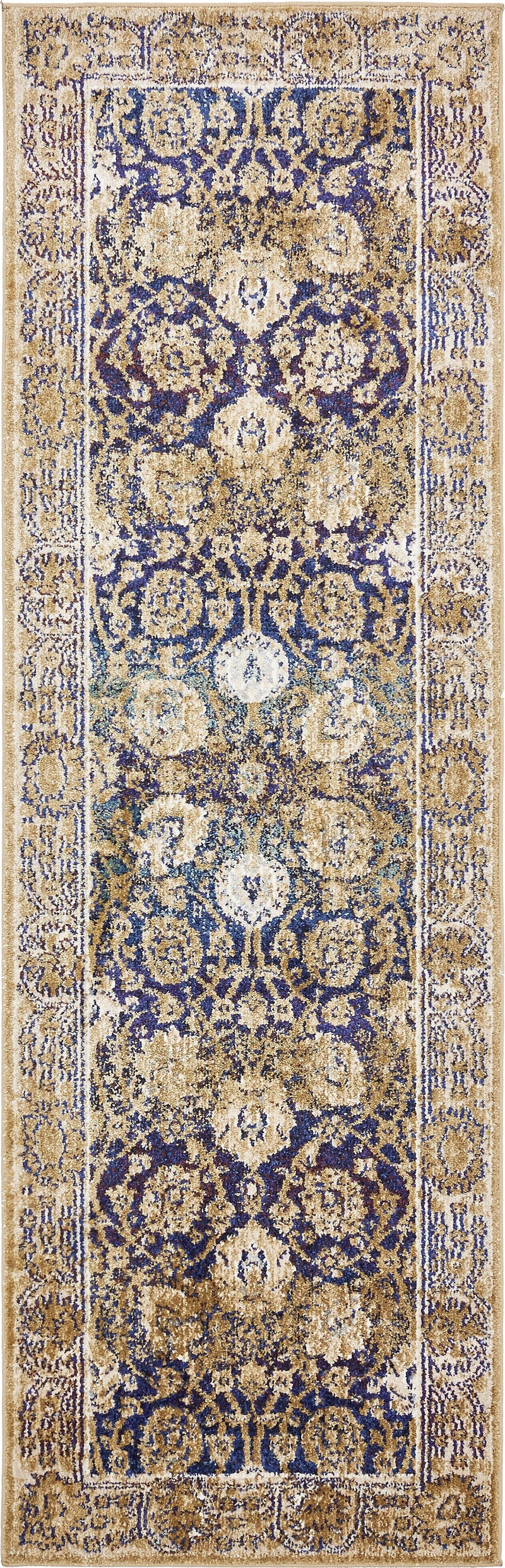 Charleston Elegance Collection Area Rug -  Kiawah Runner Dark Blue  lifestyle 5