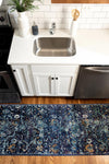 Charleston Elegance Collection Area Rug -  Edisto Runner Navy Blue  lifestyle 51