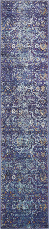 Charleston Elegance Collection Area Rug -  Edisto Runner Navy Blue  lifestyle 6