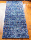 Charleston Elegance Collection Area Rug -  Edisto Runner Navy Blue  lifestyle 10