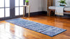 Charleston Elegance Collection Area Rug -  Edisto Runner Navy Blue  lifestyle 17