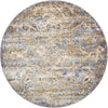 Charleston Elegance Collection Area Rug -  Edisto Round Light Blue  lifestyle 4