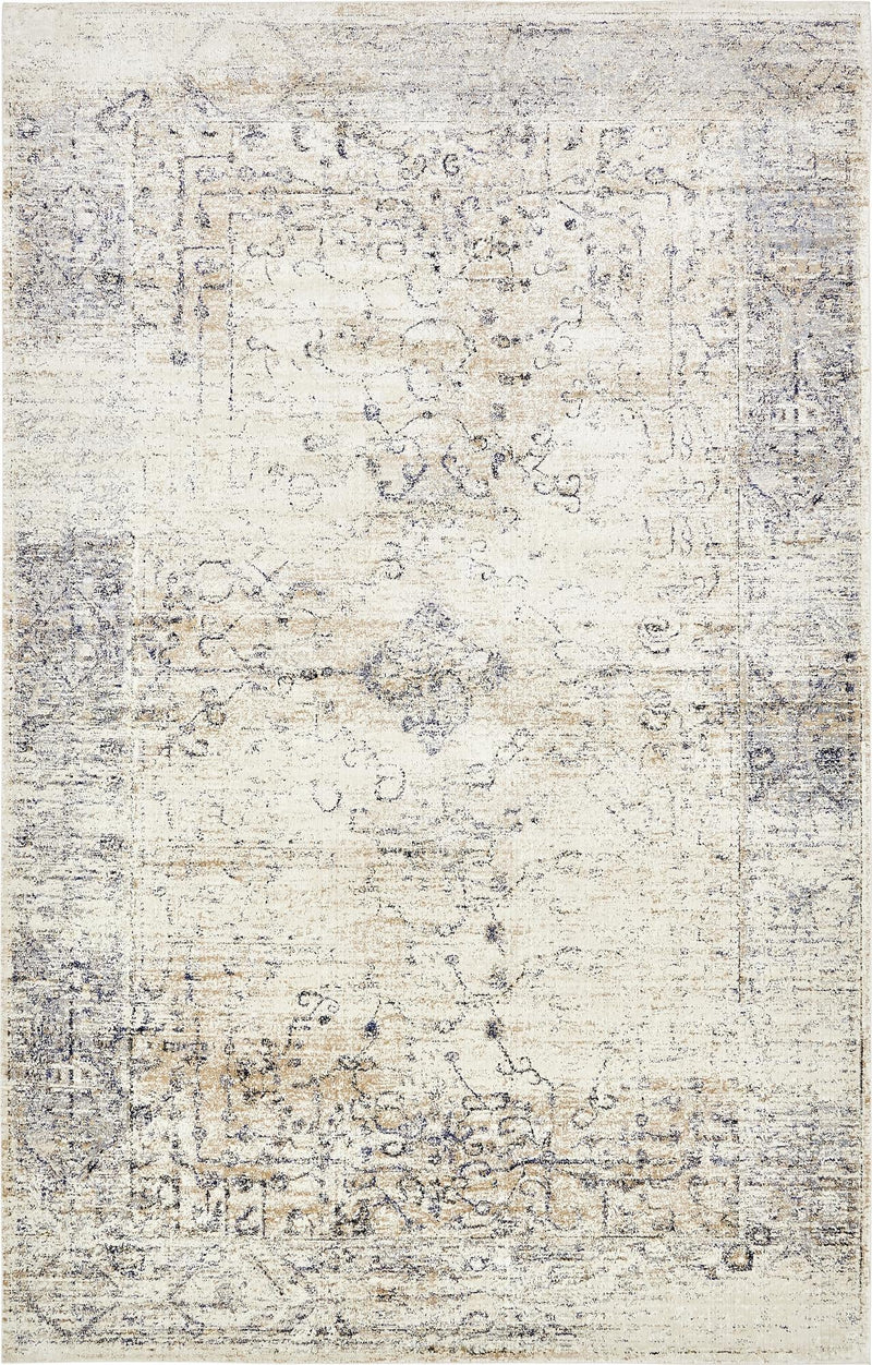 Charleston Elegance Collection Area Rug -  Folly Rectangular Cream  lifestyle 2